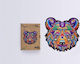 Ξύλινο Παιδικό Puzzle Καφέ Αρκούδα A3 39pcs PuzzleOK