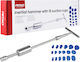 Amio-kit Sheet Metal Repair Dents Vehicle Body Inertial Hammer Type 18 Adaptors Passenger Cars-1 Set 04597/am 04597/am