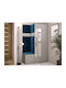 Hartford 350 Entry Furniture with Mirror Cashmere 116x46x186cm