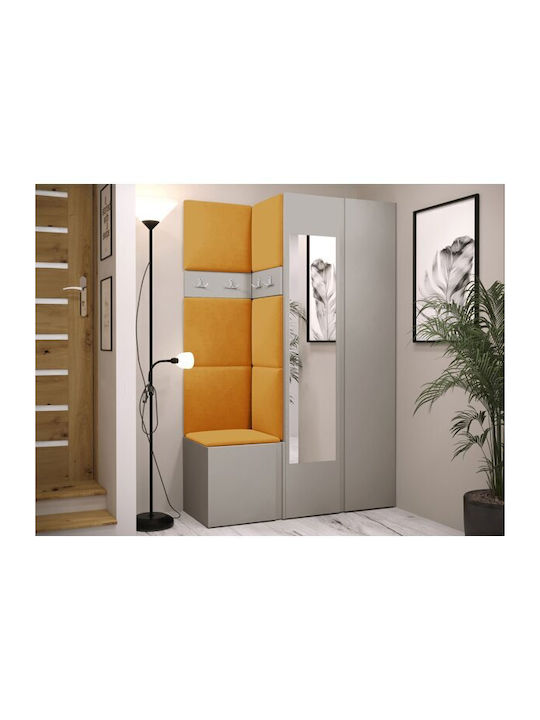 Hartford 350 Eingangsmöbel mit Spiegel Cashmere 116x46x186cm