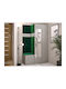 Hartford 350 Eingangsmöbel mit Spiegel Cashmere 116x46x186cm