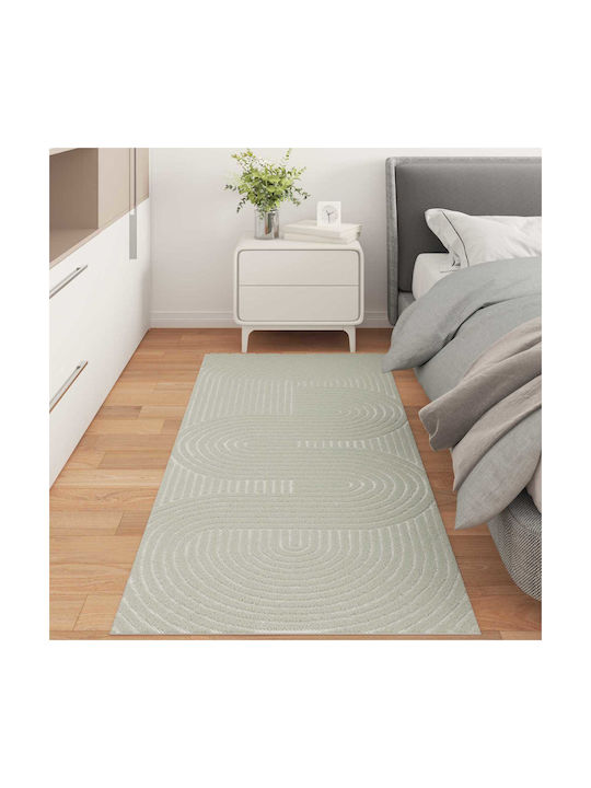 vidaXL Huarte Antiderapant Covor Rectangular Verde