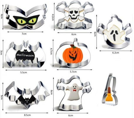 Keksausstecher Set Halloween Schablonen Ss X16 3-9cm