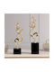 Χρυσό Διακοσμητικό Μαρμάρινη Βάση Gold Sculpture Decor