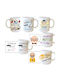 Dorosimo Ceramic Mug in Various Designs Brown 330ml (Various Designs)