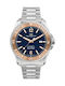 Philip Watch Men's Watch Battery with Silver Metal Bracelet