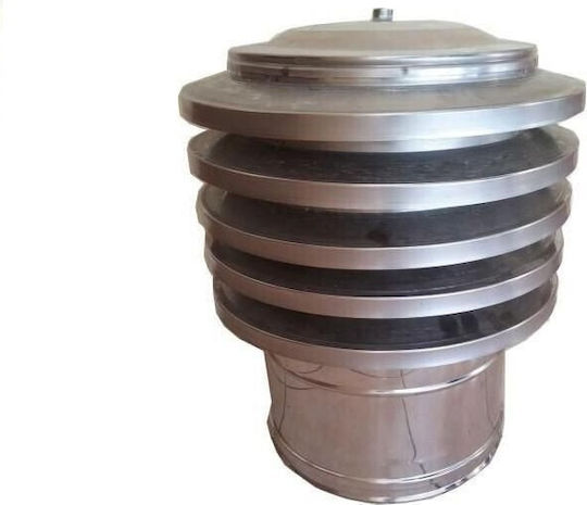 Pălărie Tip Pagodă Inox Antivânt Aisi 304 Ba Φ150 Inoxshell