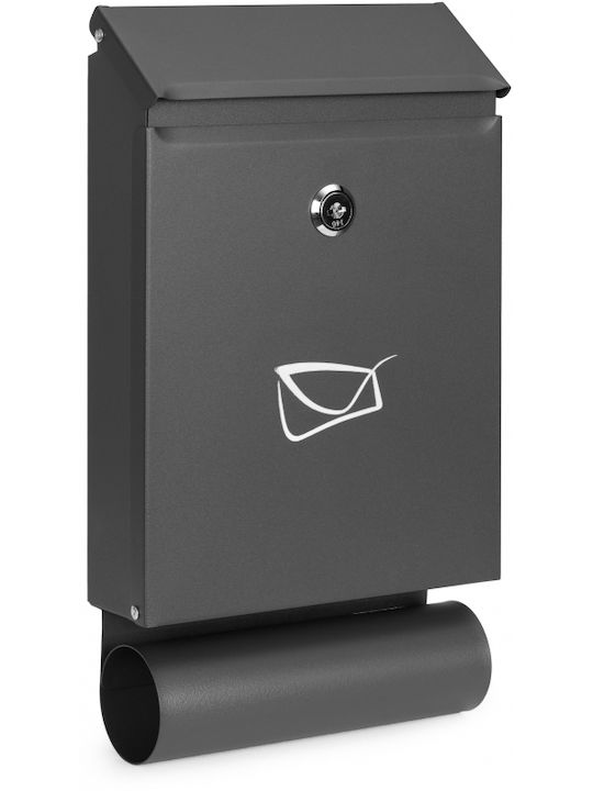 Modernhome Außenbereich Briefkasten Inox in Gray Farbe