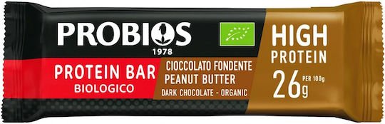 Probios Protein Bar Блокче Протеин с Вкус Peanut Butter & Dark Chocolate 40гр