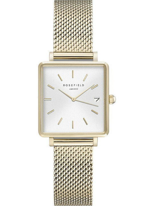 Rosefield Boxy Xs Women's Watch Chronograph wit...
