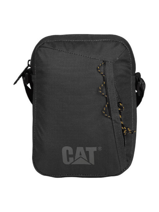 CAT Ανδρική Τσάντα Ώμου / Χιαστί Γκρι