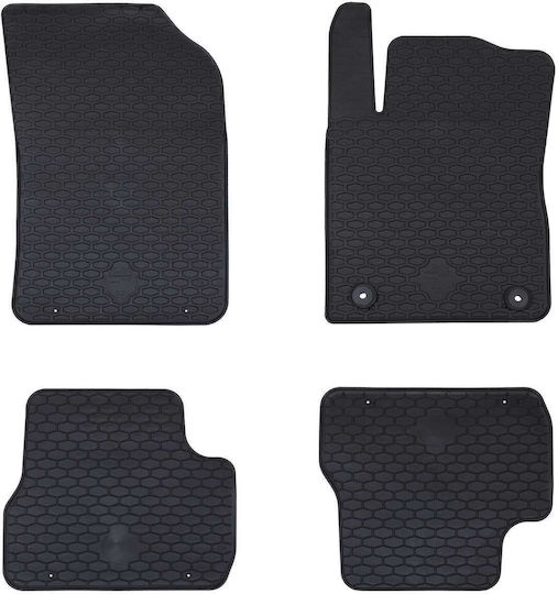 Car Mats 4 Pieces Black Suitable for C3 TPE 42029141 Black