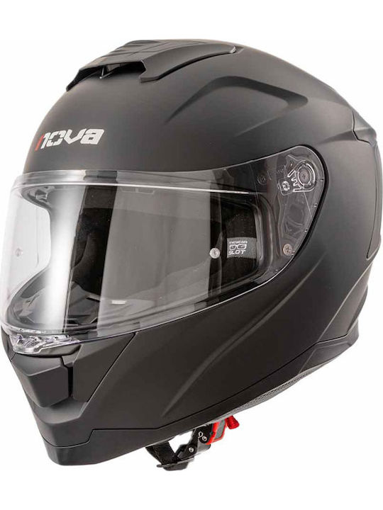 Nova Racing FF956 Urban Master Matte Black Motorcycle Helmet Full Face ECE 22.06 1550gr