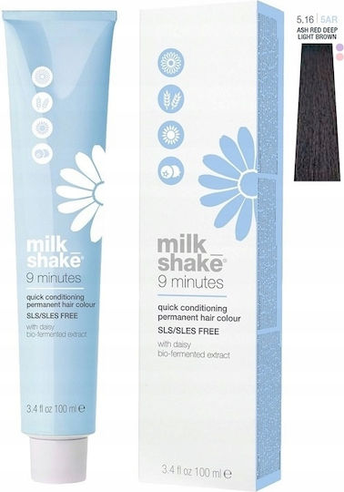 Milk Shake 9 Minutes Vopsea De Păr 5.165ar Roșcat Cenușiu Intens Maro Deschis 100ml
