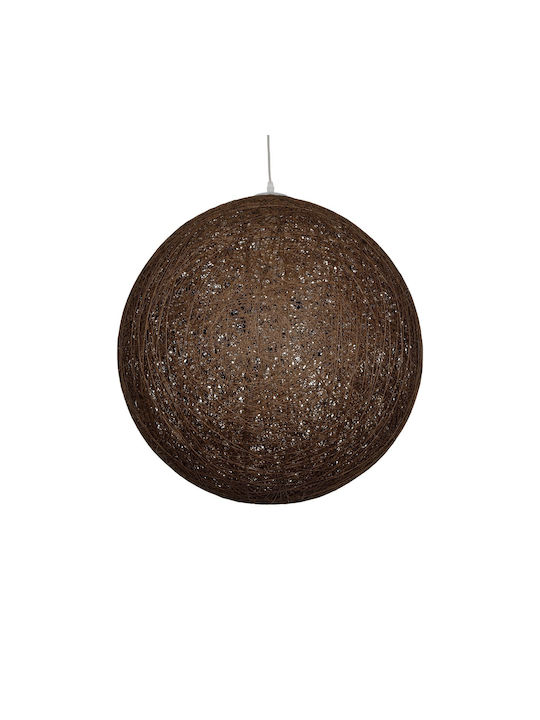 GloboStar Pendant Light Brown Boho with Socket E27 60x60x60cm