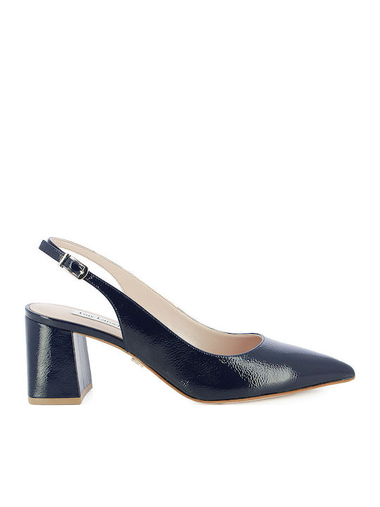 Guy Laroche Lackleder Pumps mit Chunky Absatzdi...