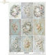 Reispapier Decoupage Itd Blumenkränze Bouquets A4