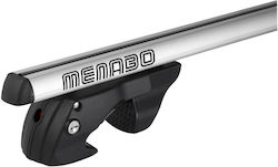Menabo Μπαρες Οροφης Αλουμινιου Sherman Silver 120 Cm Ασημι Χρωμα Hyundai Terracan 5 Doors 2002>2006 Raised Rails Παράλληλες Μπάρες Κενό 2 Τεμ 9590/mb Mp.9590/mb-123