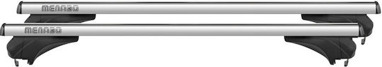 Menabo Aluminum Bars Ariem XL 1315 Cm Silver Color BMW X4 G02 5 Doors 2018 Flush Rails 2 Pieces 14710/mb Mp.14710/mb-20