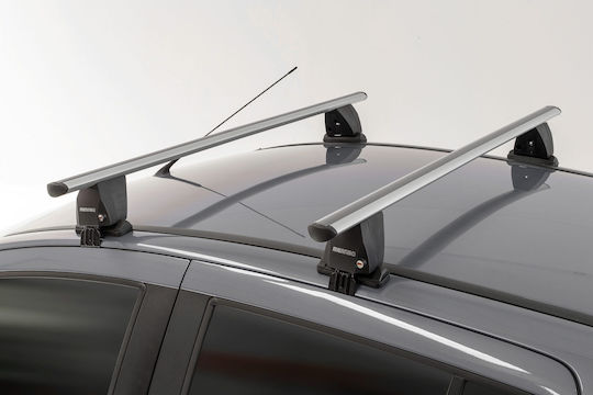 Menabo Complete Set Aluminum Car Roof Bars Delta M 123 Cm Silver Audi A3 8pa Sportback 5 Doors 2004>2012 2 Pieces 9810 Mb+12510 Mb Mp.au.12510/mb-dlts-6