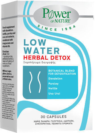 Power Health Low Water Herbal Detox Supplement for Weight Loss 30 Capsules
