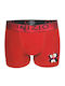 Herren Boxershorts Red mit Mustern 1Packung