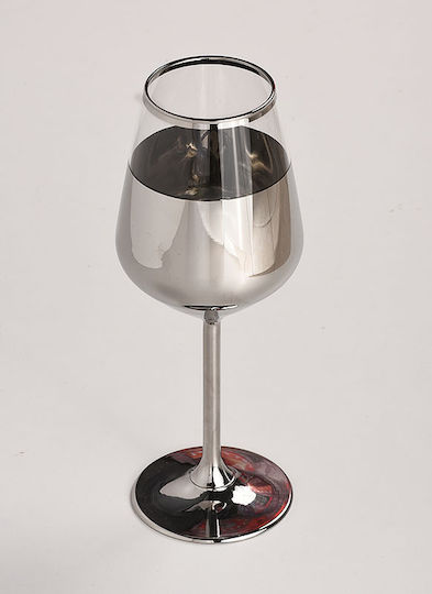 Kaliso Glas Kelch für Weißwein aus Glas Silber Kaliso Glas Kelch für Weißwein aus Glas Silber