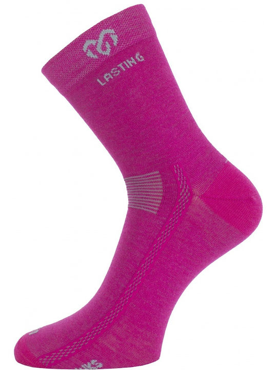 Lasting Merino Trekking Socks Pink 1 Pair