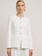 Desiree Lang Damen Mittellang Blazer White