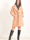Curly Women's Camel Coat