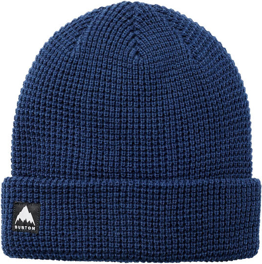 Recycled Waffle Beanie Ανδρικός Σκούφος Πλεκτός σε Μπλε χρώμα