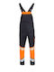 Stenso Work Coveralls Dungarees & Reflective Tapes Orange