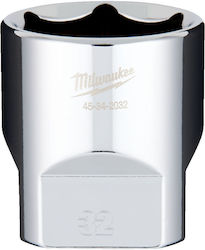 Milwaukee Nuss mit Vierkant-Antrieb 1/2" Durchmesser 1/2" / 32 1Stück