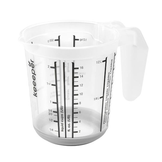 Keeeper Πλαστικός Δοσομετρητής Κουζίνας 500ml