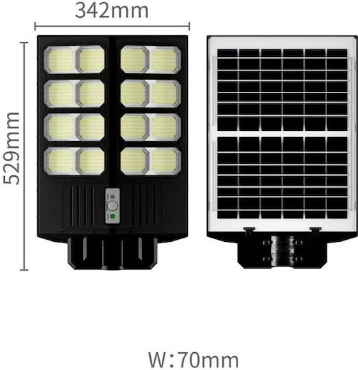Jortan Solar Light 1600W with Motion Sensor and Remote Control