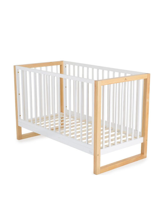 Cangaroo Βρεφική Κούνια Λευκή για Στρώμα 60x120cm