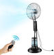 Vevor Vevor Misting Fan 75W with Remote Control Black