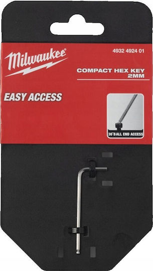 Milwaukee Cheie Allen cu vârf de dimensiune 2mm 14268283