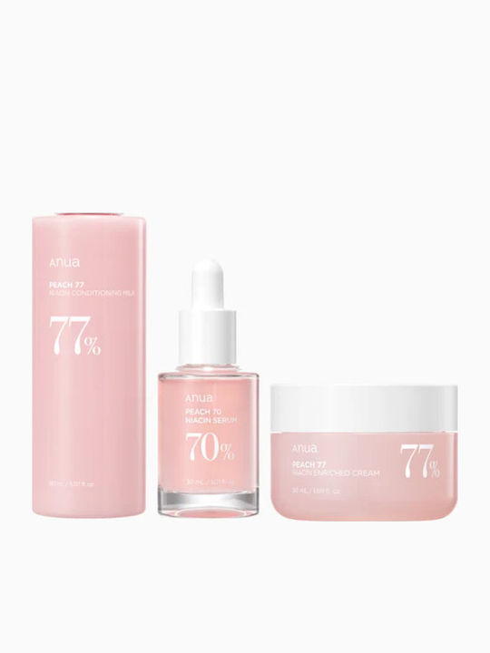 Anua Peach Brightening Set Hautpflegeset für Aufhellung