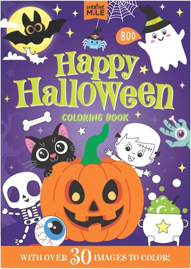 Happy Halloween Colouring Book Five Mile Paperback Softback