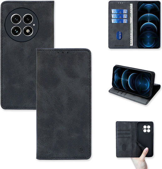 Vintage Magnet Brieftasche Wallet Sonique OnePlus 13 5G Schwarze