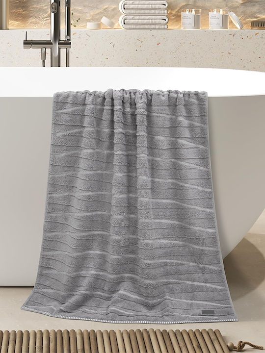 Lino Home Πετσέτα Σώματος Loomline 80x150εκ. Γκ...