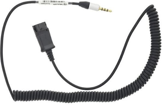 Tellur Qd La Jack 3.5mm 4 Poli Cablu Adaptor 2.95m Negru