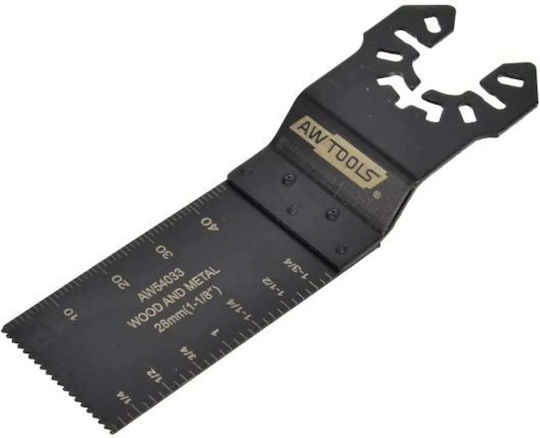 Awtools Mt Остриe За Трион Мултифункционално Устройство Hcs 28mm X 48mm Дърво Метал