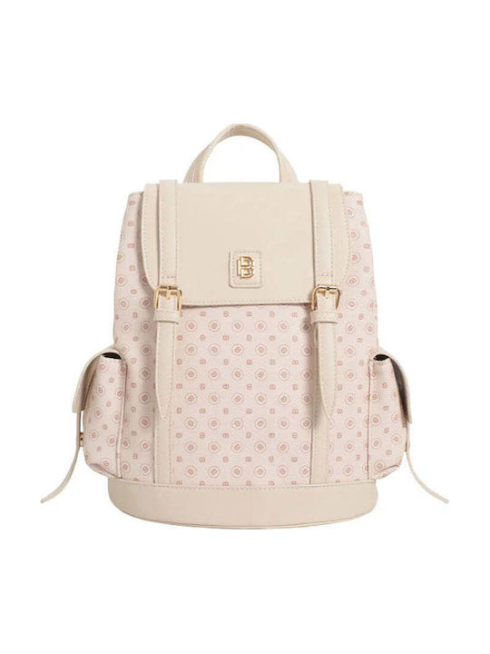 Bag to Bag Γυναικεία Τσάντα Πλάτης Μπεζ