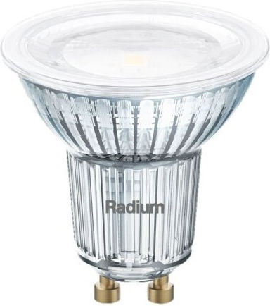 Radium Λάμπα LED 4.3W για Ντουί GU10 Θερμό Λευκό