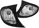 Front Indicators Bmw 3 E46 2001-2005 Sedan Touring Black/Clear Carro 287808
