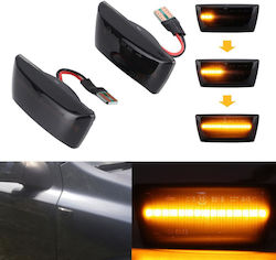 Carro 73444 Φλας Led Opel Adam Corsa Insignia Zafira Chevrolet Cruze Orlando Led Dynamic Smoke 2 Τεμάχια
