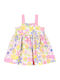 Girls Dress Sleeveless Floral Multicolour