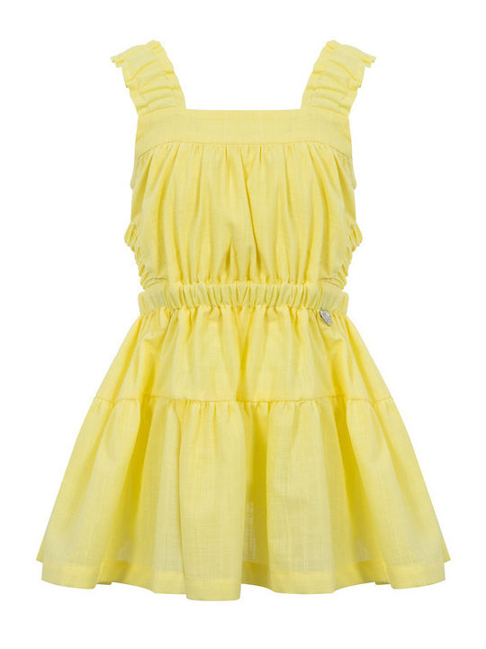 Lapin Rochie pentru Copii Fără mâneci Yellow
